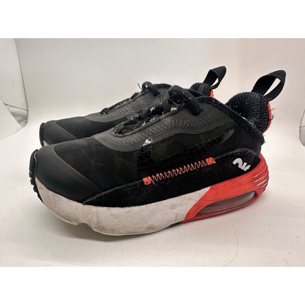 Nike Air Max 2090 SP TD Infrared Duck Camo CW7411-600 Toddler Size 9C